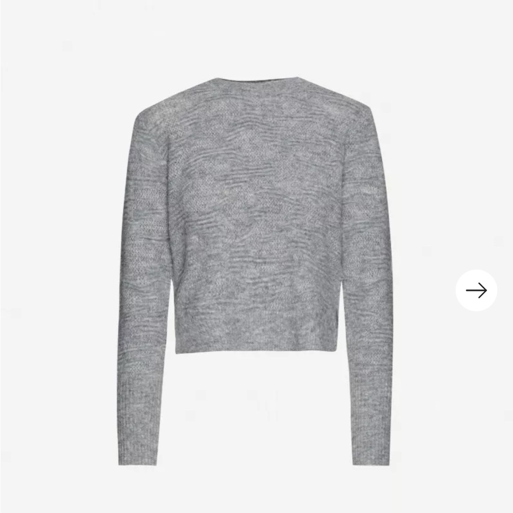 All Saints Gray Marl Sweater
